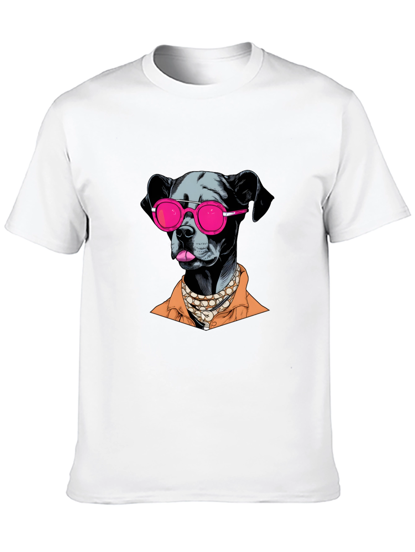 Dog with Shades Graphic Tee - Cool & Unique!