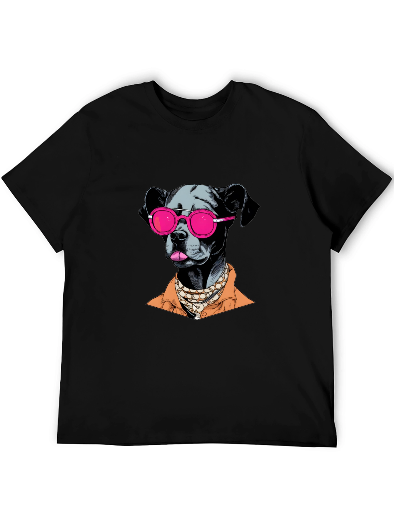 Dog with Shades Graphic Tee - Cool & Unique!