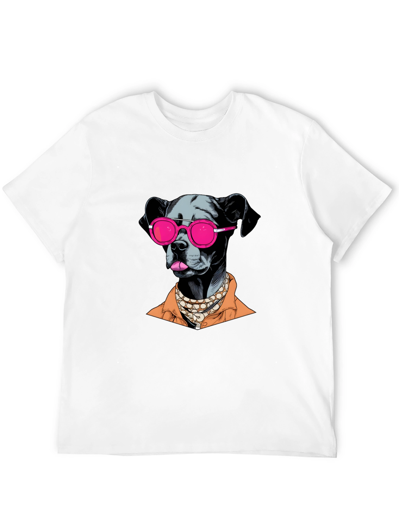 Dog with Shades Graphic Tee - Cool & Unique!