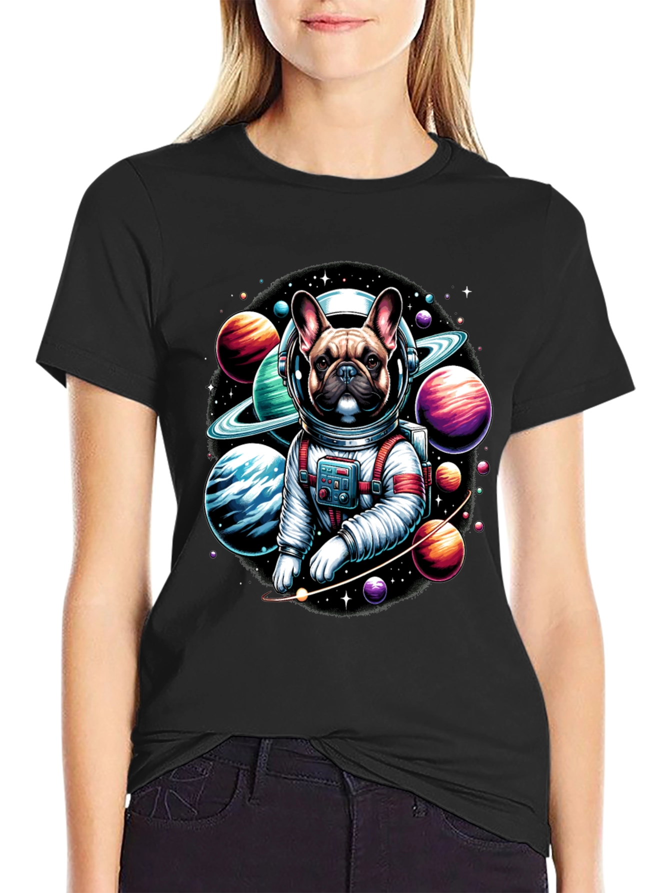 Astronaut Dog T-Shirt - Space Pup Tee