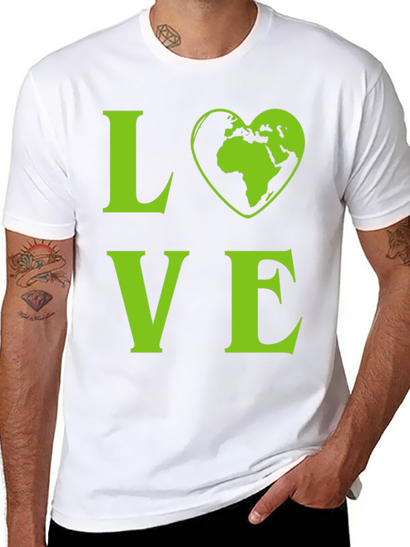 Love Earth Graphic Tee - Save the Planet T-Shirt