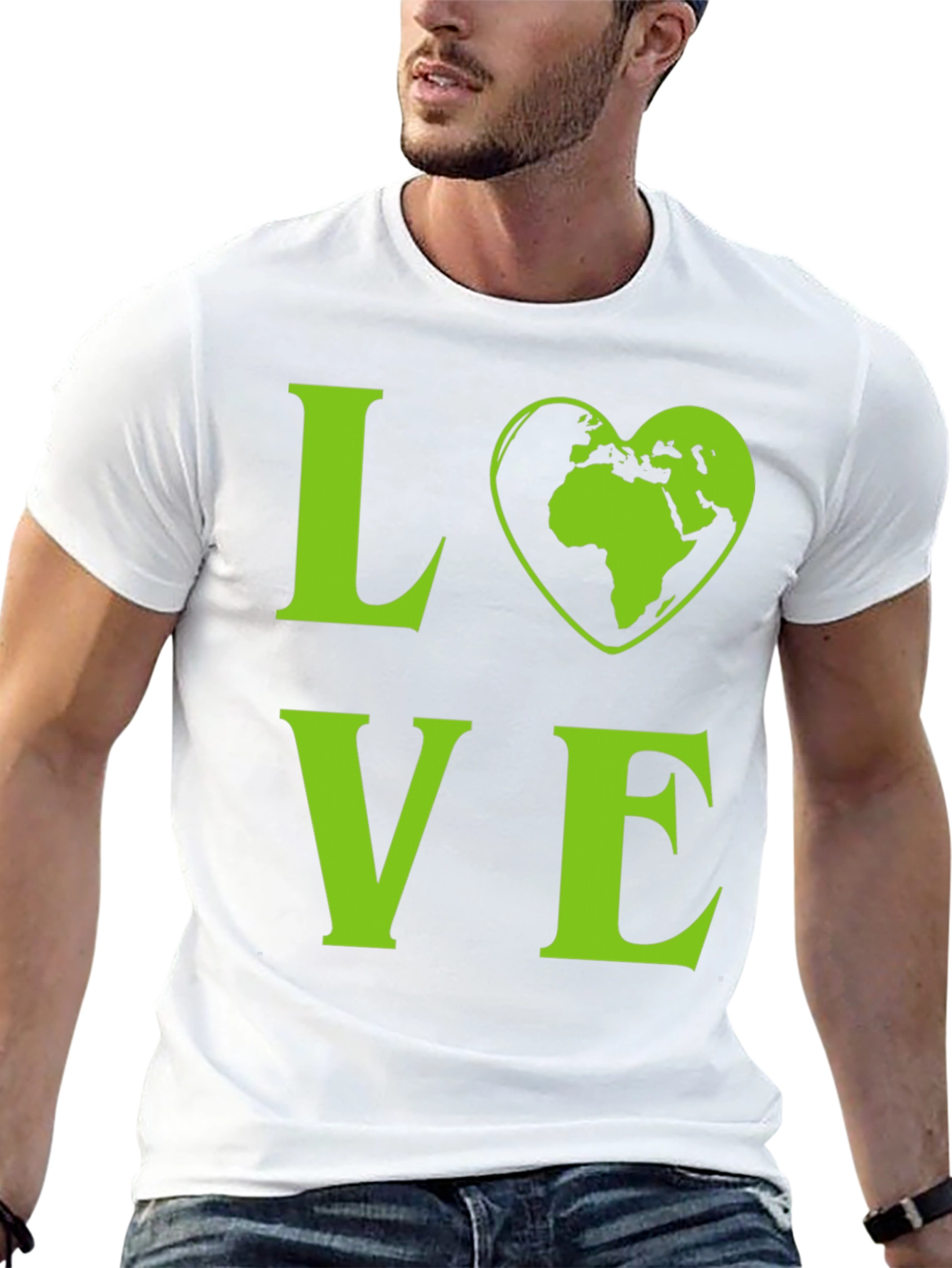 Love Earth Graphic Tee - Save the Planet T-Shirt