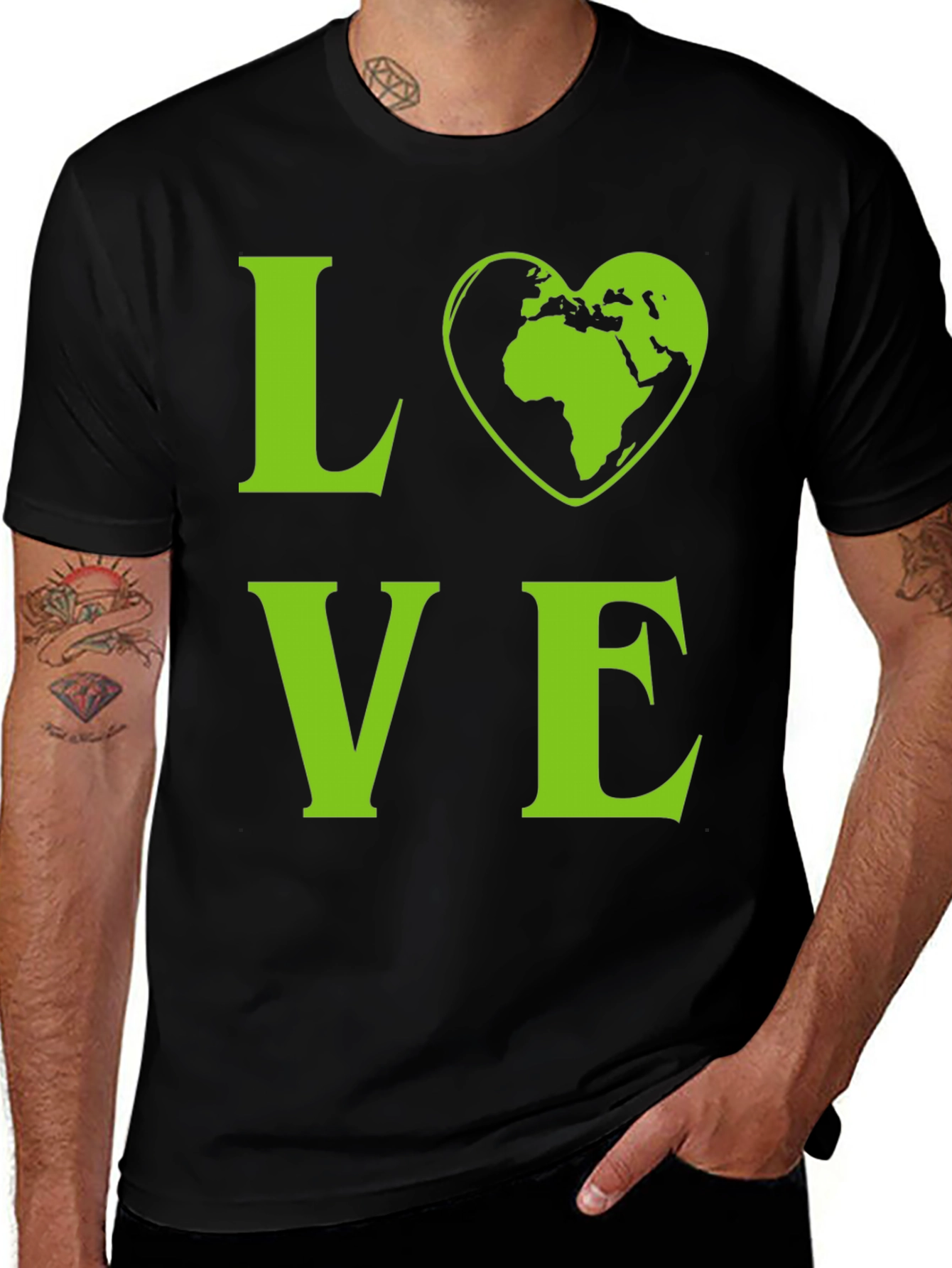 Love Earth Graphic Tee - Save the Planet T-Shirt
