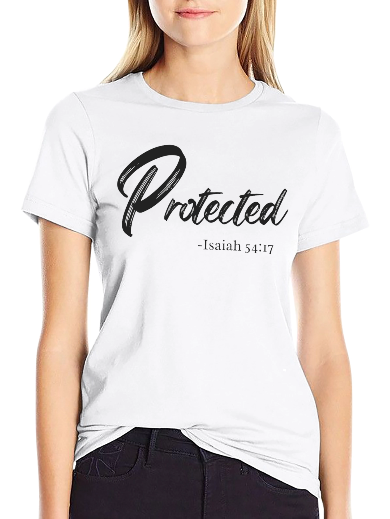 Protected Isaiah 54:17 Graphic Tee