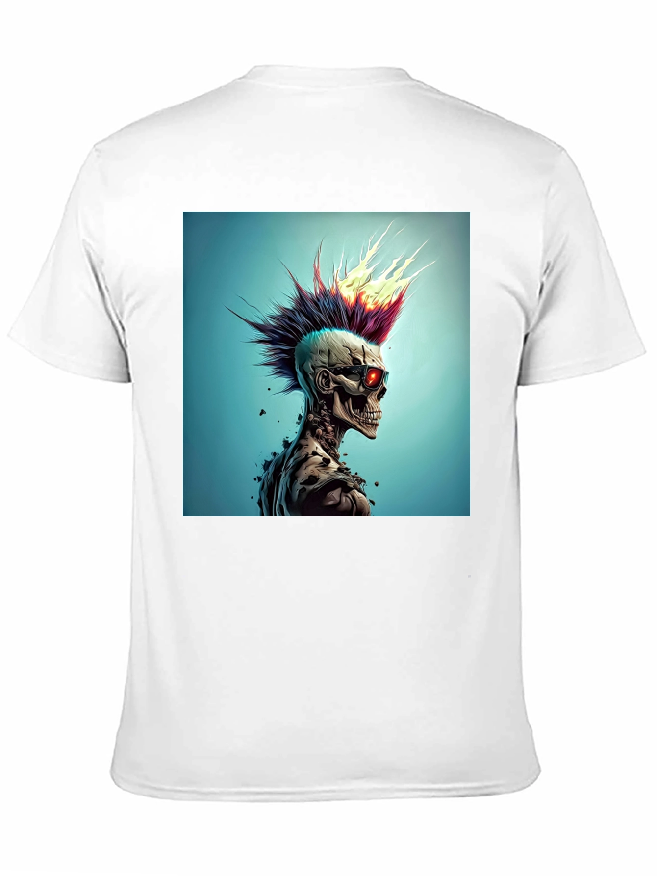 Edgy Skull Punk Graphic Tee