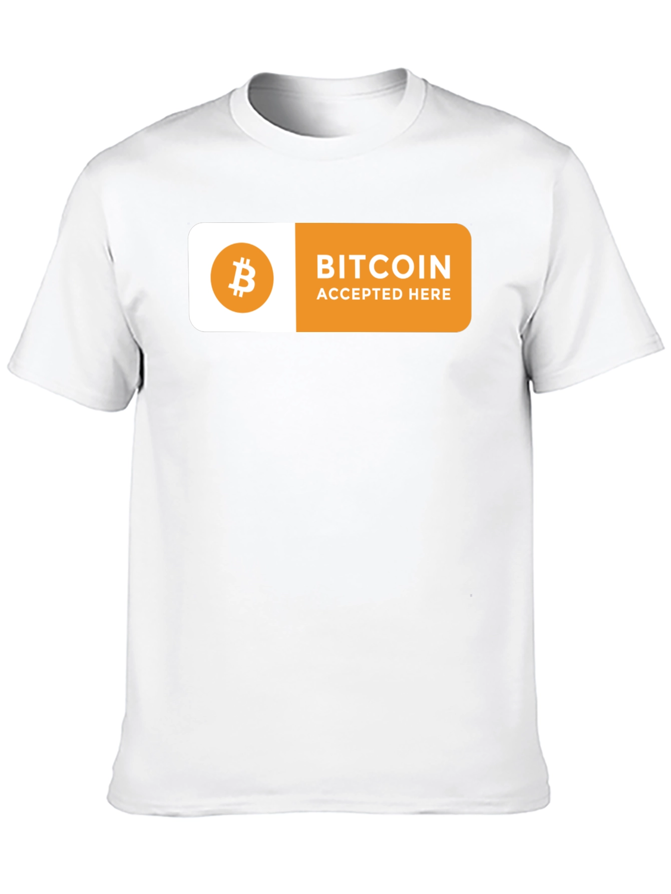 Bitcoin Accepted Here T-Shirt - Crypto Currency Tee