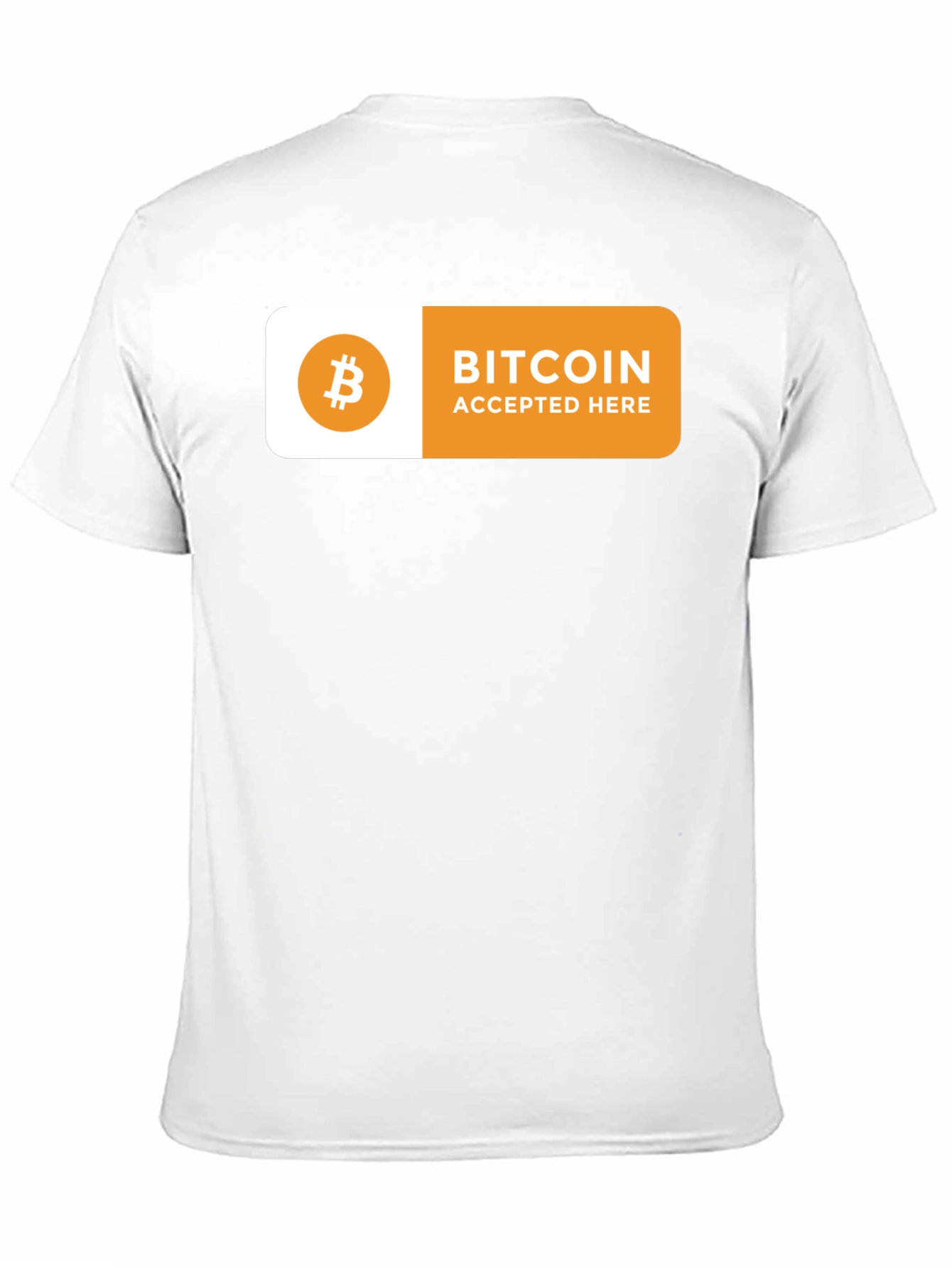 Bitcoin Accepted Here T-Shirt - Crypto Currency Tee