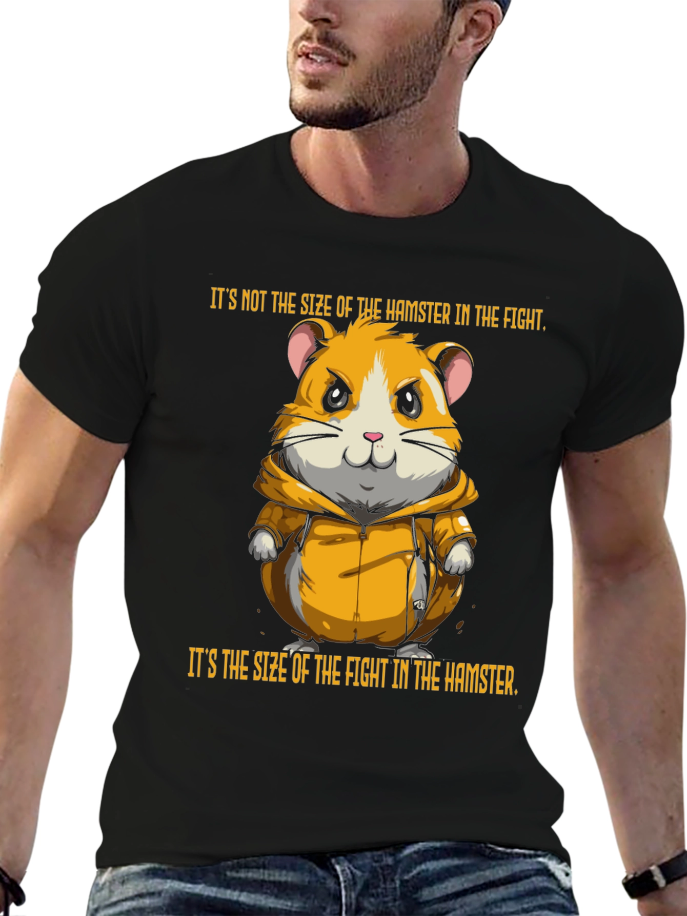 Hamster Fight T-Shirt - Size Doesnt Matter