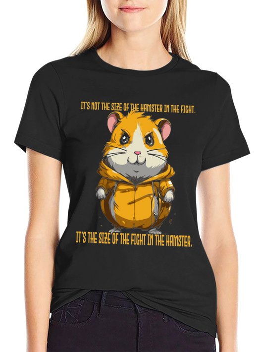 Hamster Fight T-Shirt - Size Doesnt Matter