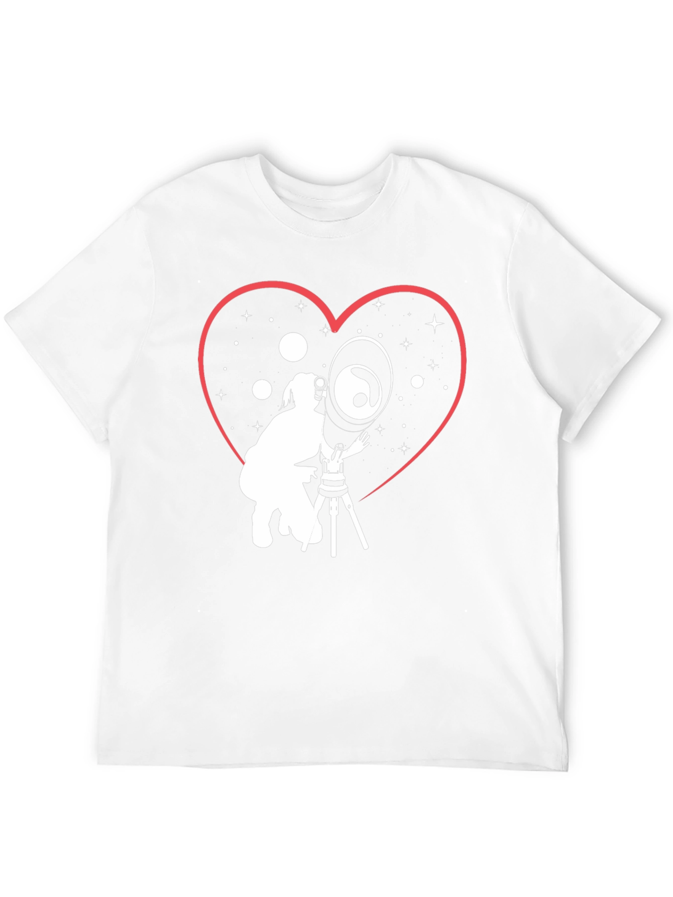 Love Astronomy Black T-Shirt