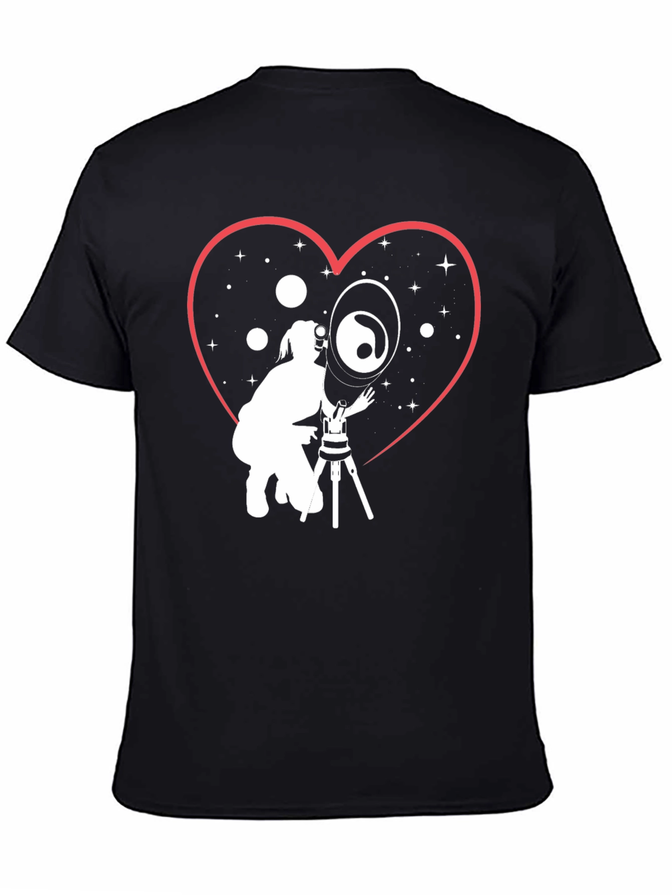 Love Astronomy Black T-Shirt