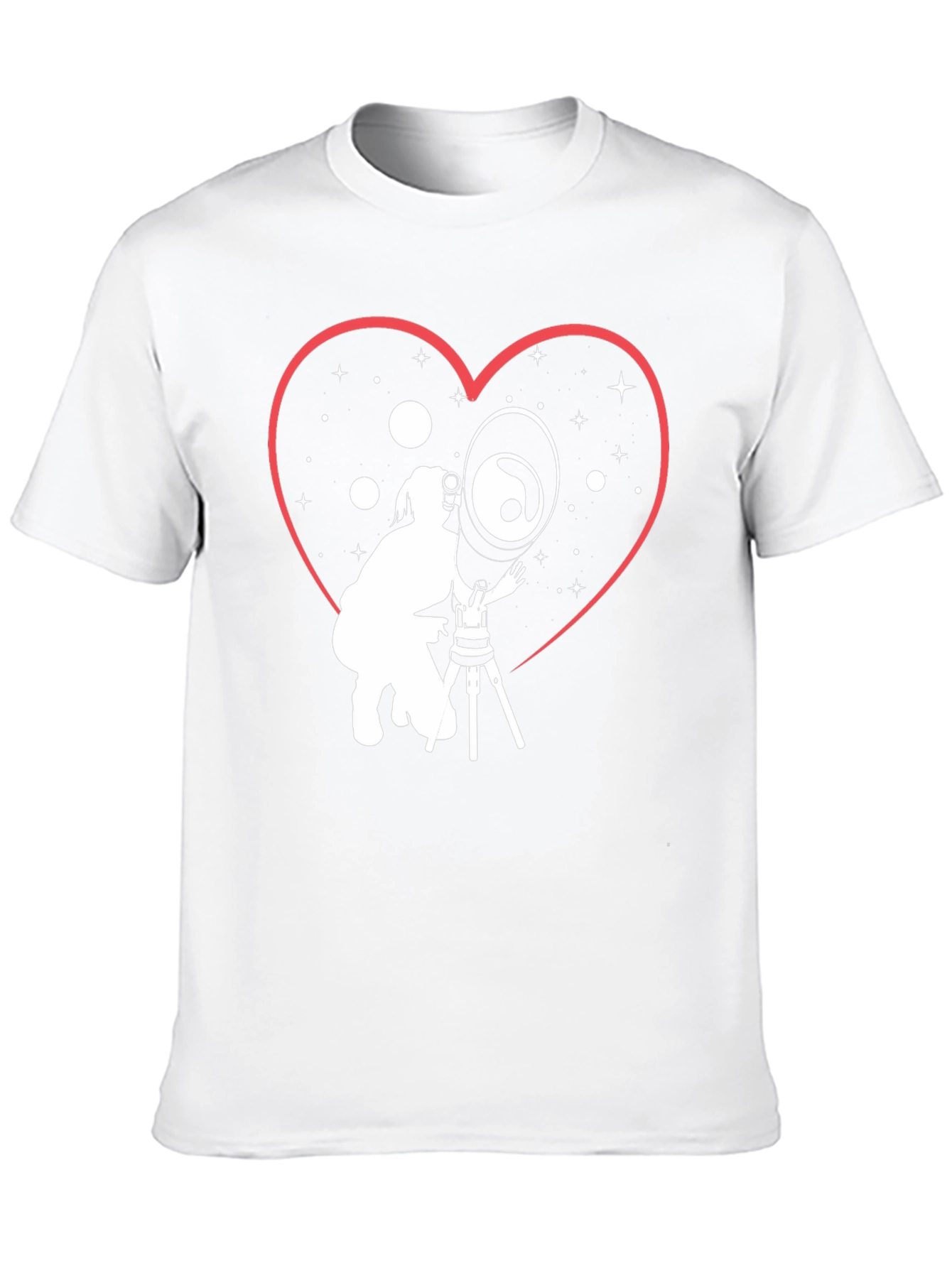 Love Astronomy Black T-Shirt