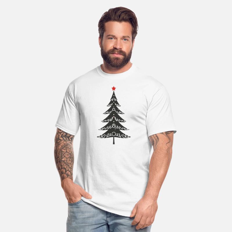 Decorated Minimalistic Christmas Tree