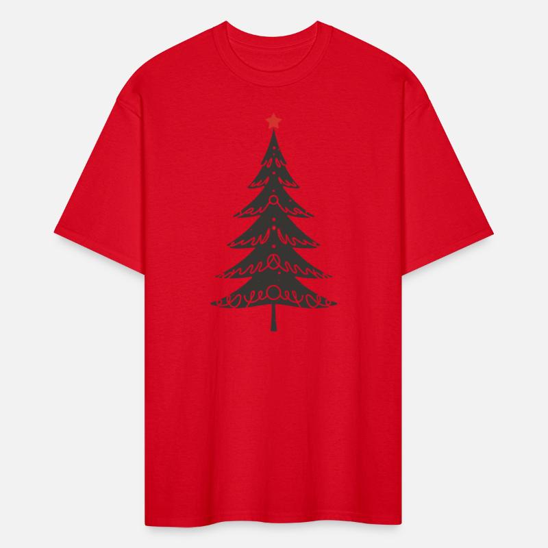 Decorated Minimalistic Christmas Tree