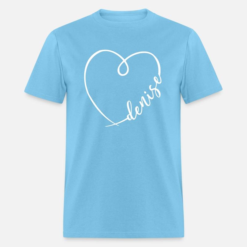 Denise Name Heart Calligraphy