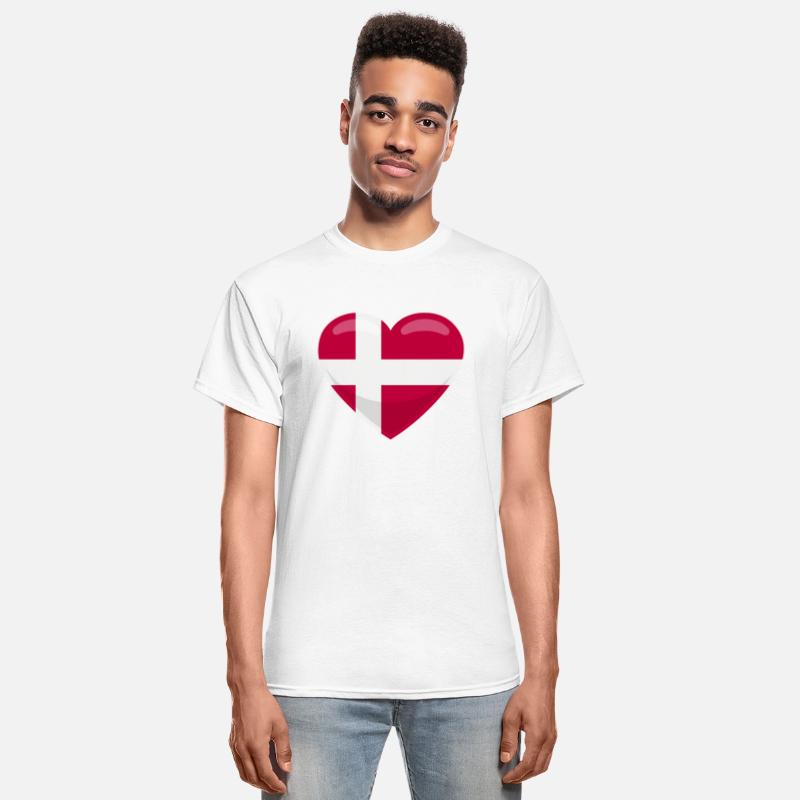 Denmark Flag Heart