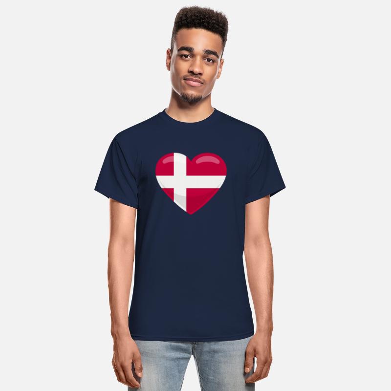 Denmark Flag Heart