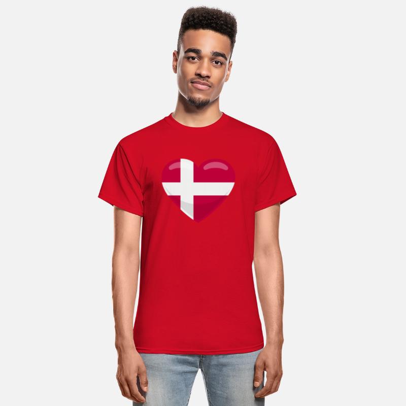 Denmark Flag Heart