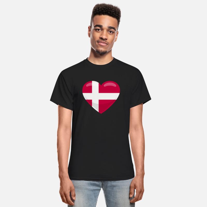 Denmark Flag Heart