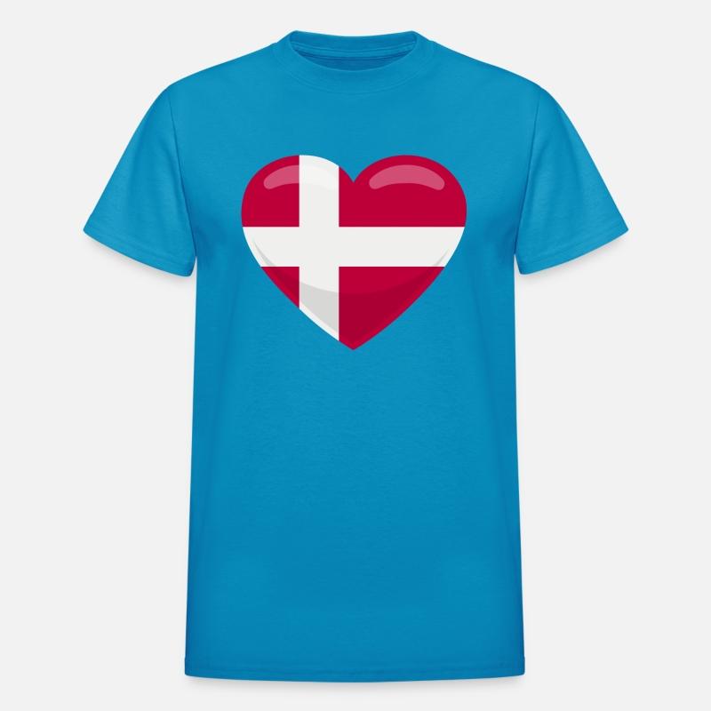 Denmark Flag Heart