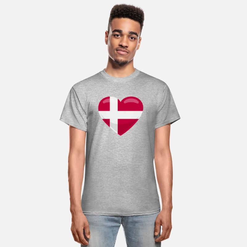 Denmark Flag Heart