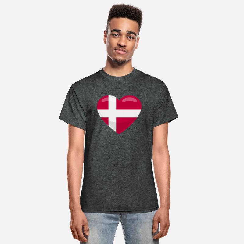 Denmark Flag Heart