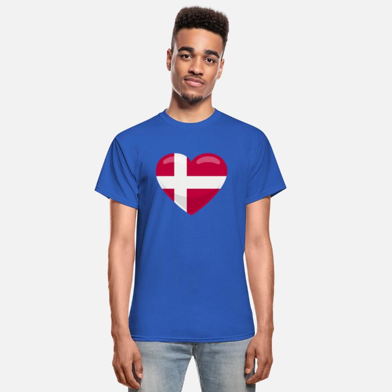 Denmark Flag Heart