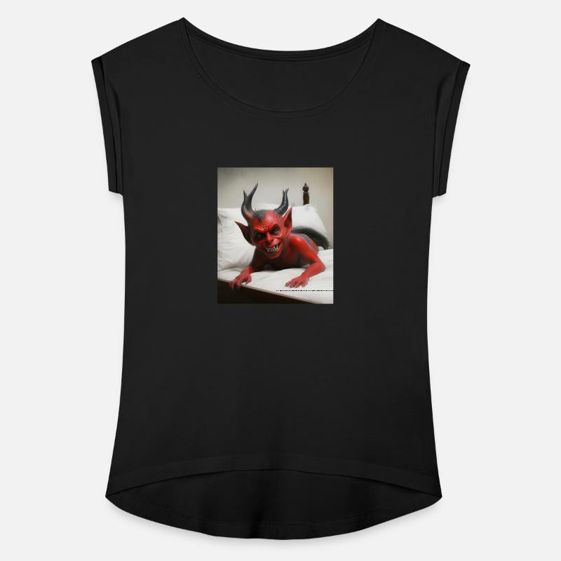 Devil is on bed