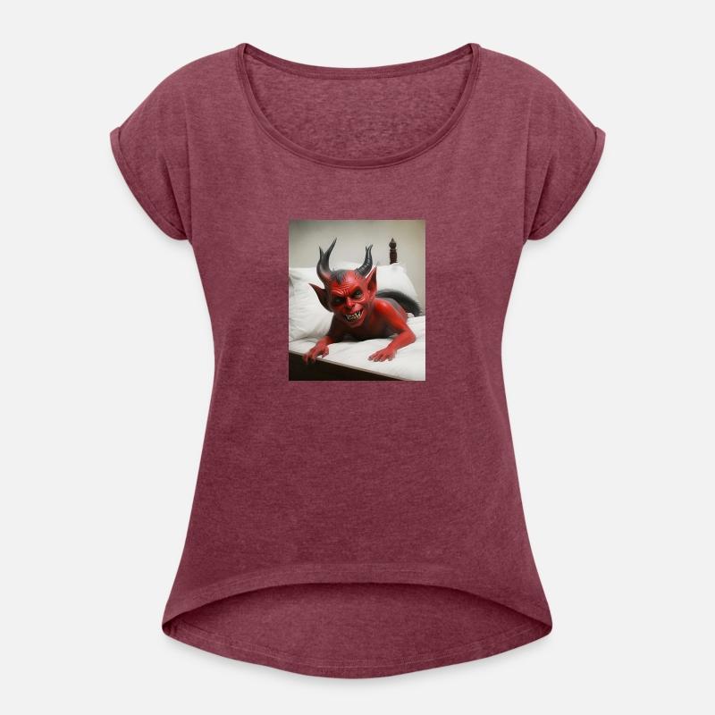 Devil is on bed