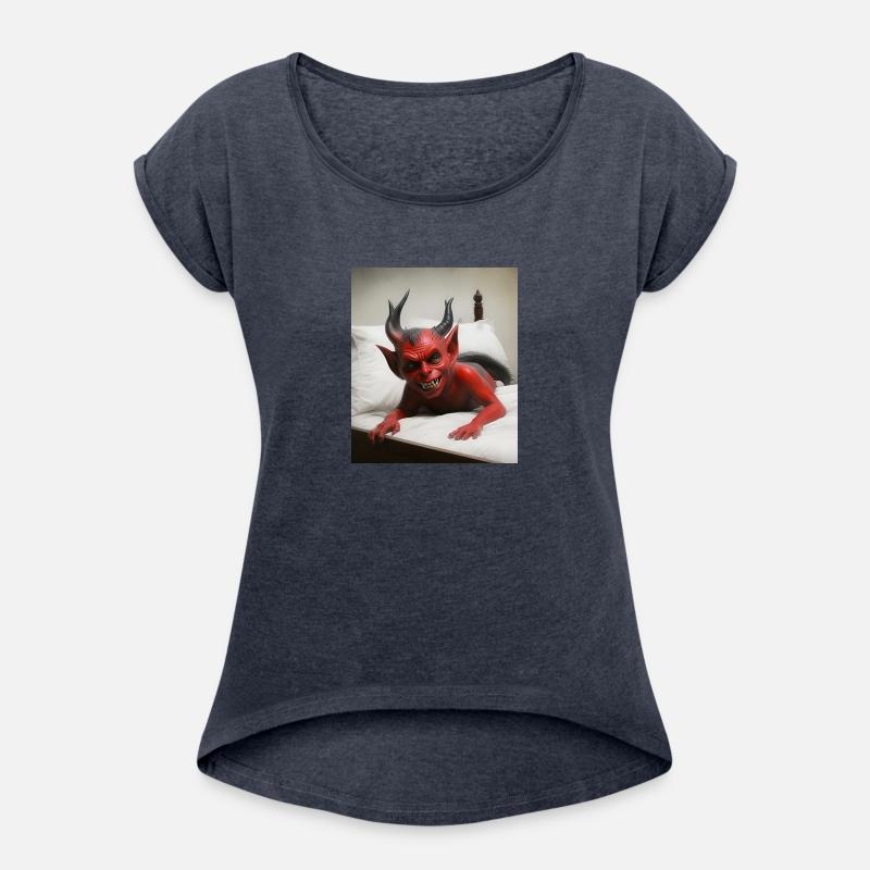 Devil is on bed