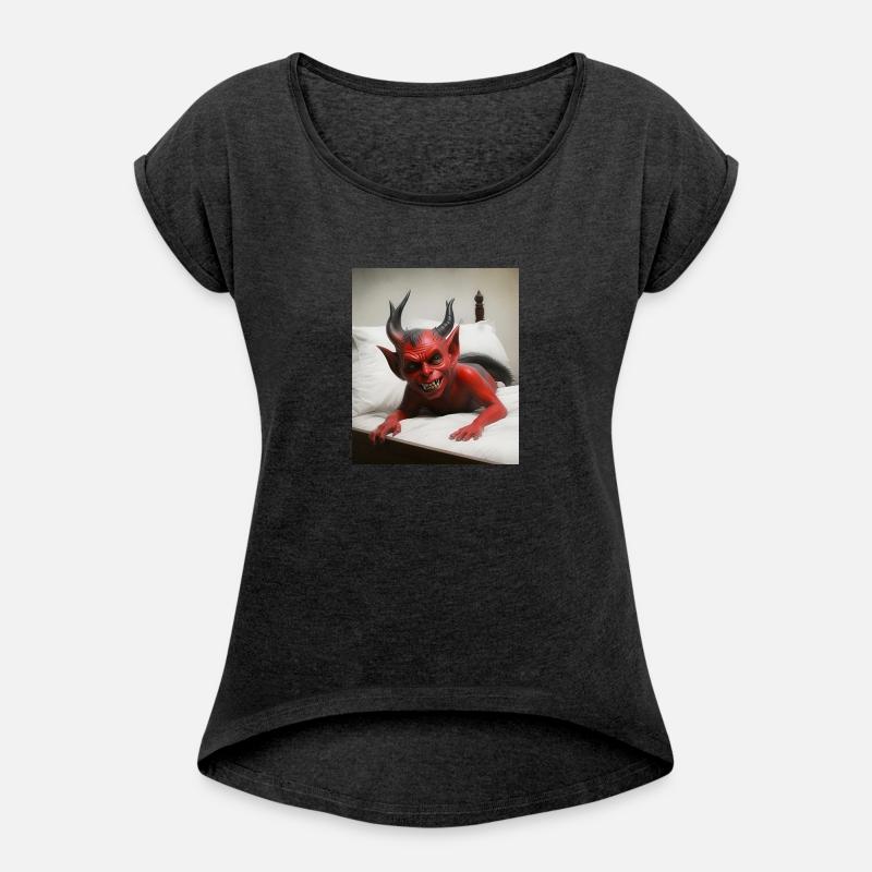 Devil is on bed