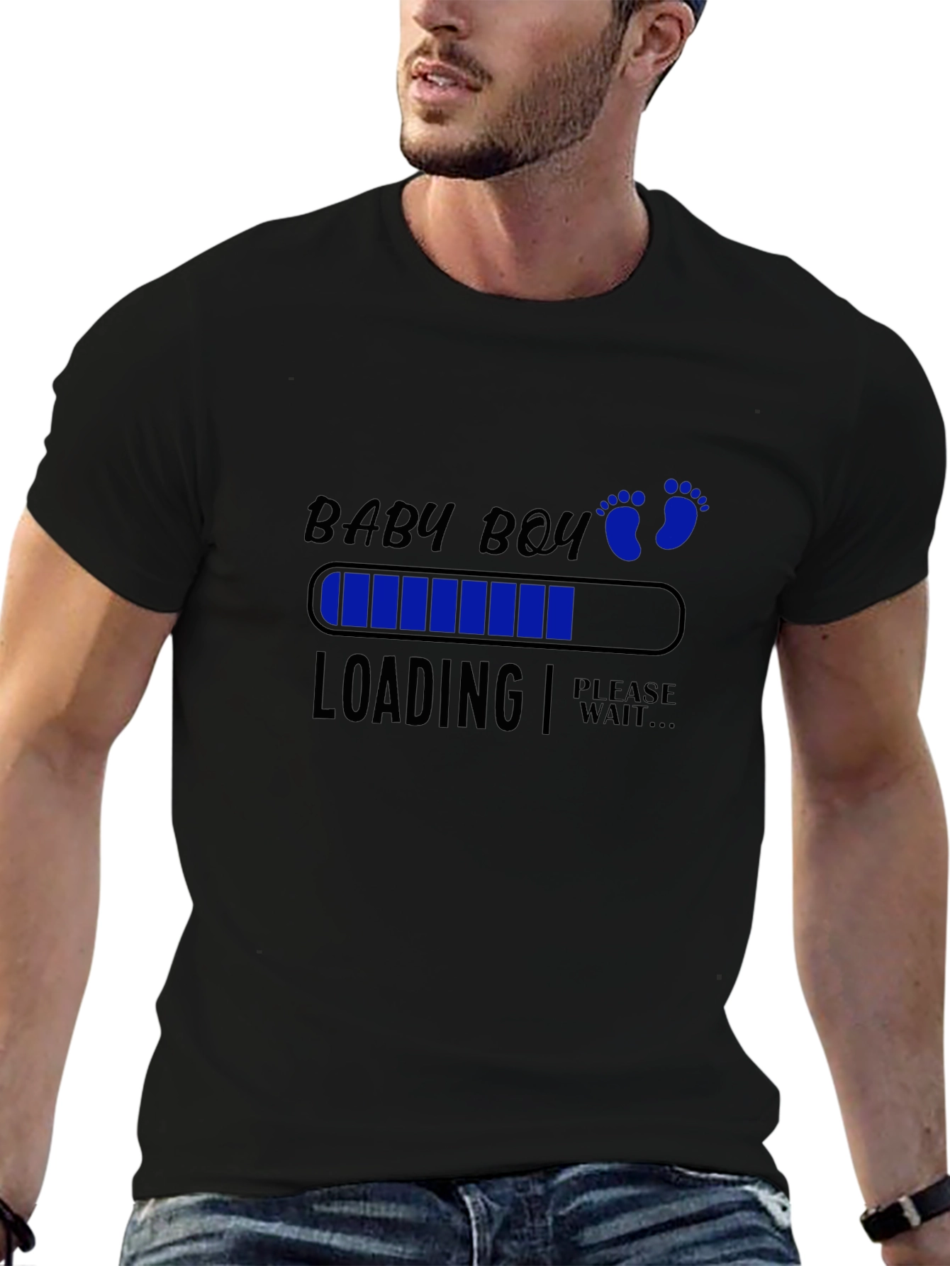 Baby Boy Loading T-Shirt - Expecting Announcement