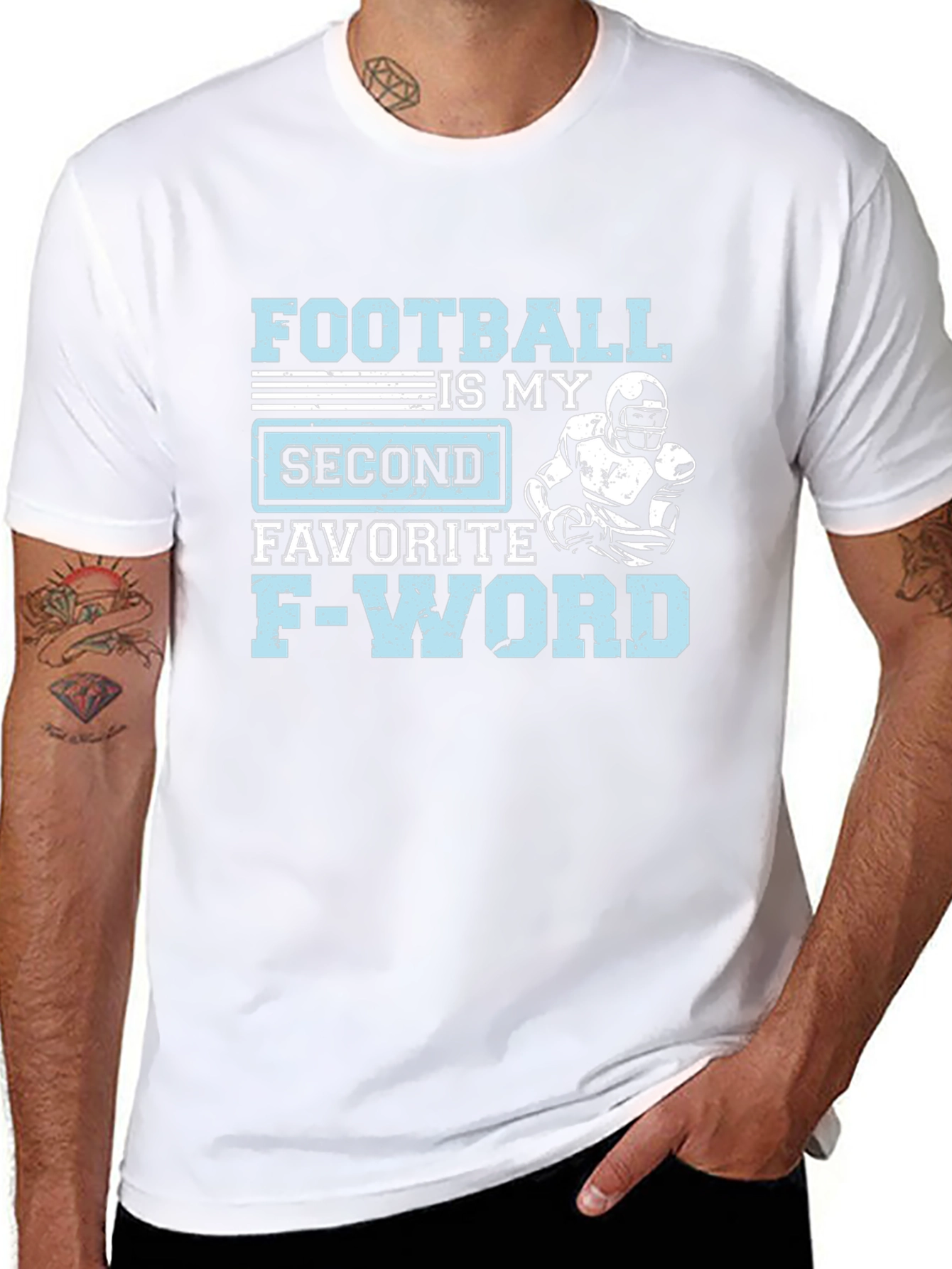 Football Lovers Graphic T-Shirt