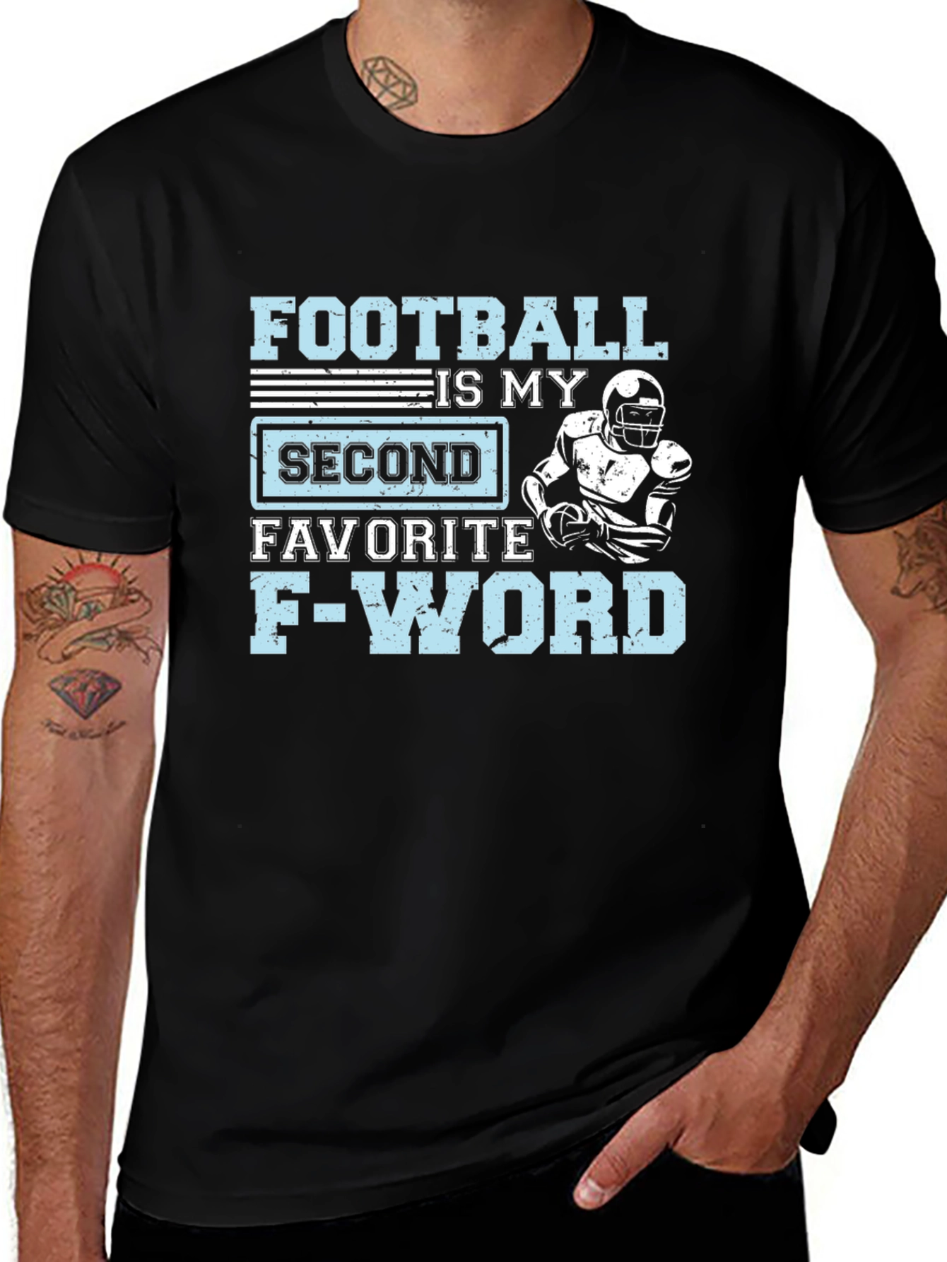 Football Lovers Graphic T-Shirt