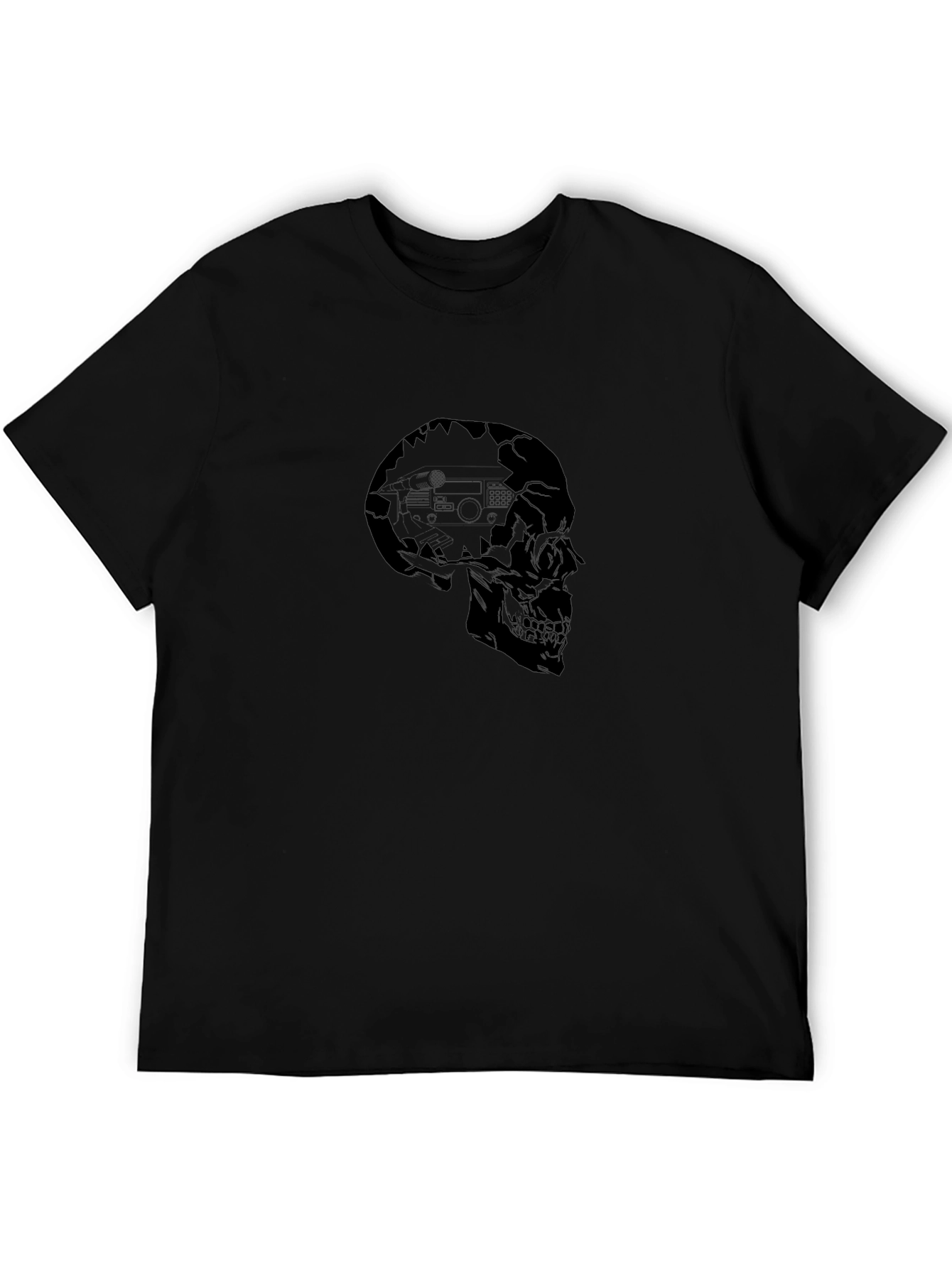 Skull Graphic Tee - Edgy Menswear