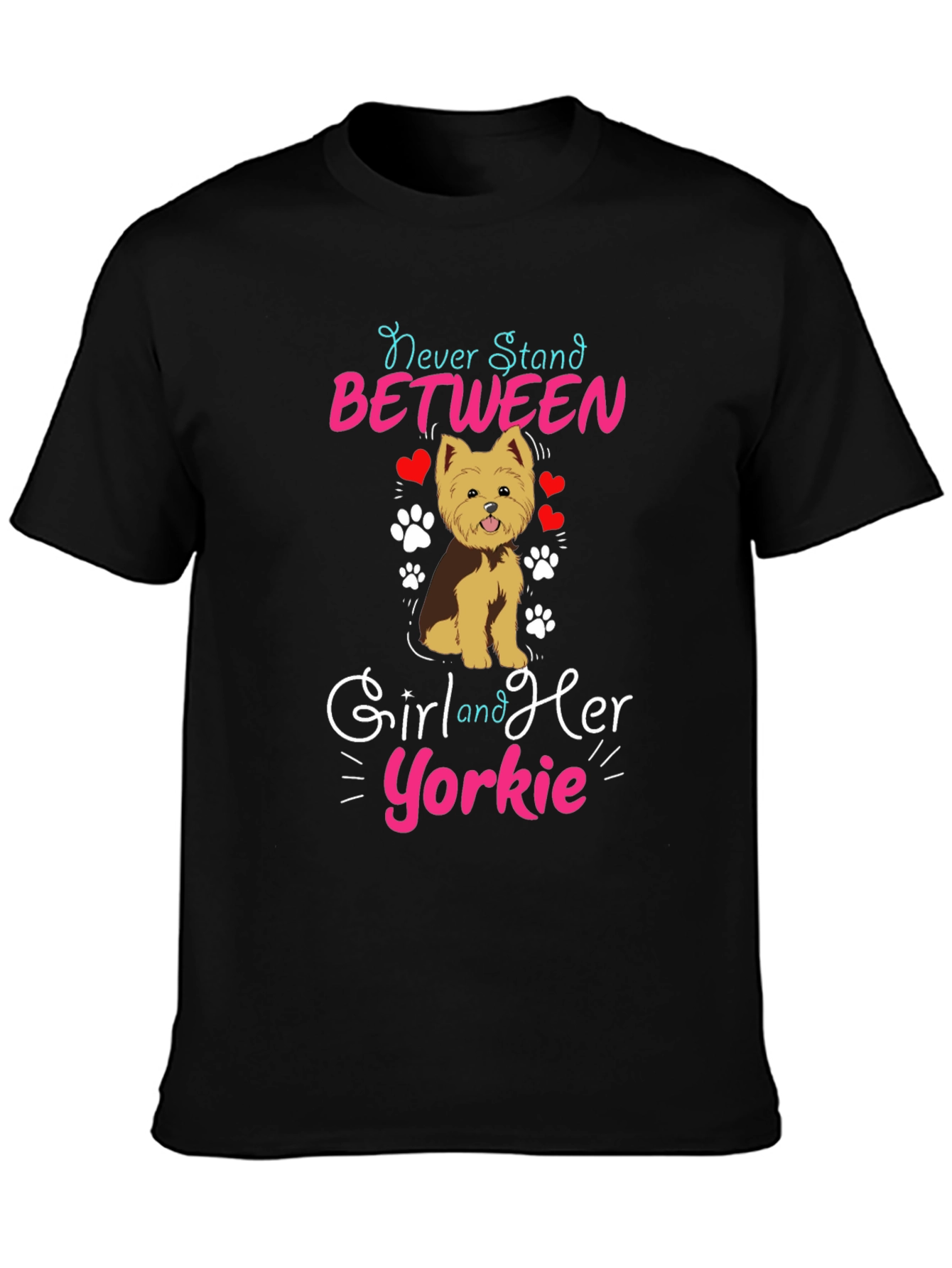 Yorkie Girls Best Friend Graphic Tee