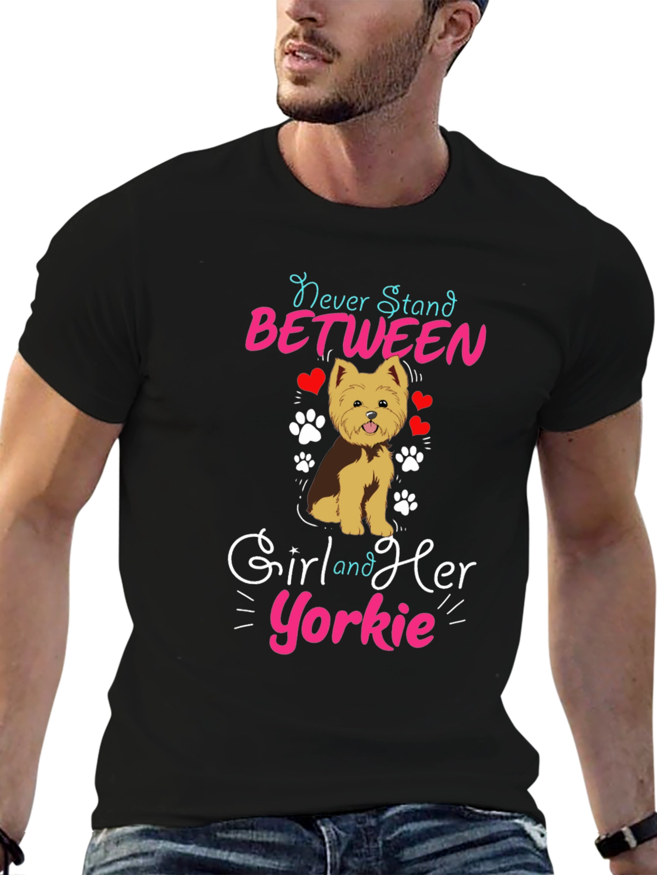 Yorkie Girls Best Friend Graphic Tee