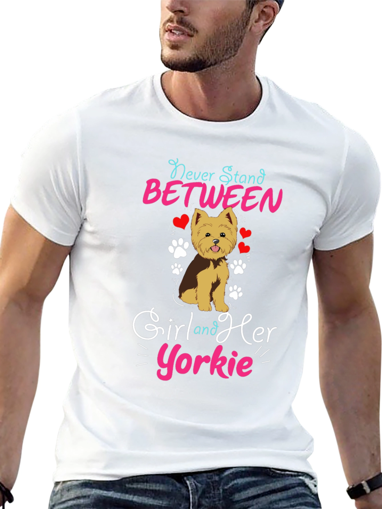 Yorkie Girls Best Friend Graphic Tee