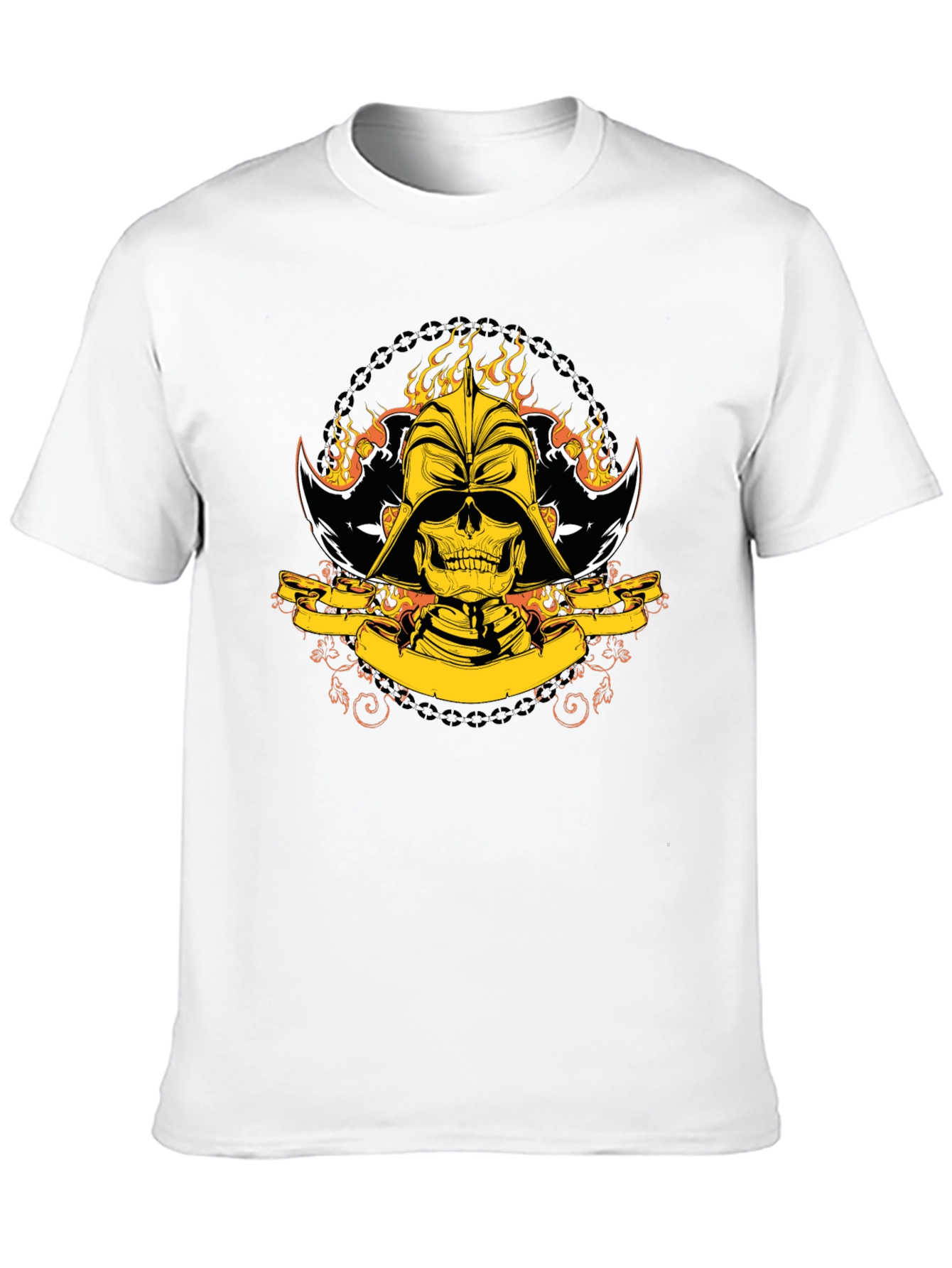 Darth Skull Graphic T-Shirt - Black Cotton Tee