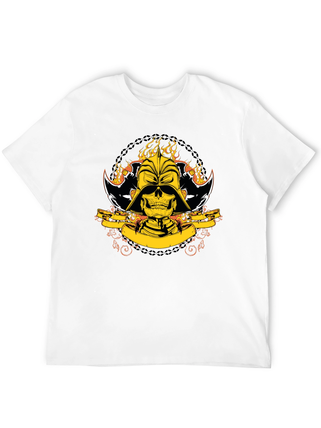 Darth Skull Graphic T-Shirt - Black Cotton Tee