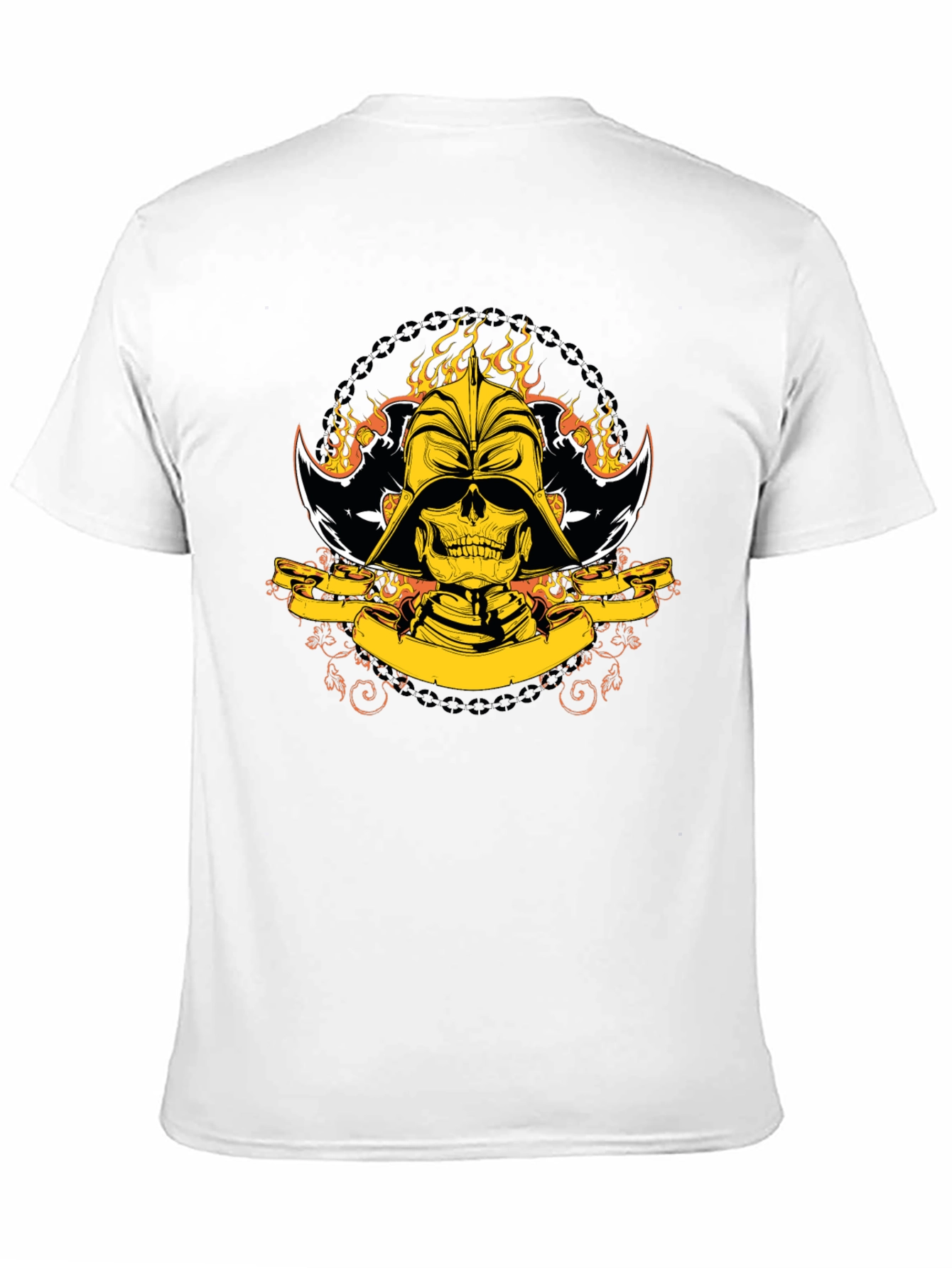 Darth Skull Graphic T-Shirt - Black Cotton Tee