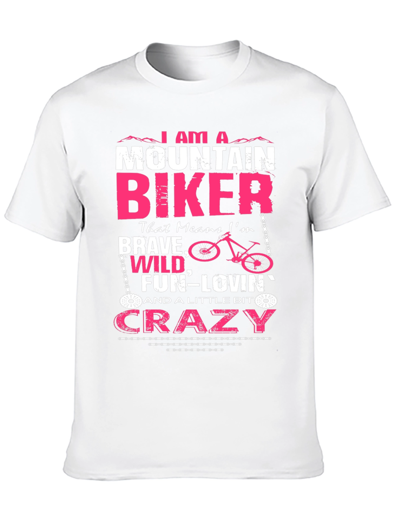 Mountain Biker Graphic Tee - Brave Wild & Crazy