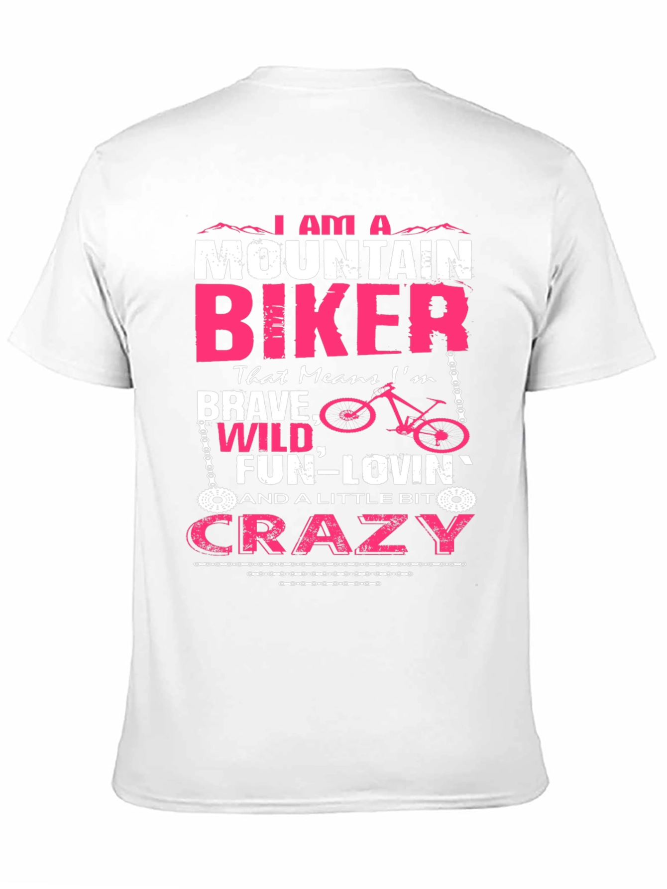 Mountain Biker Graphic Tee - Brave Wild & Crazy