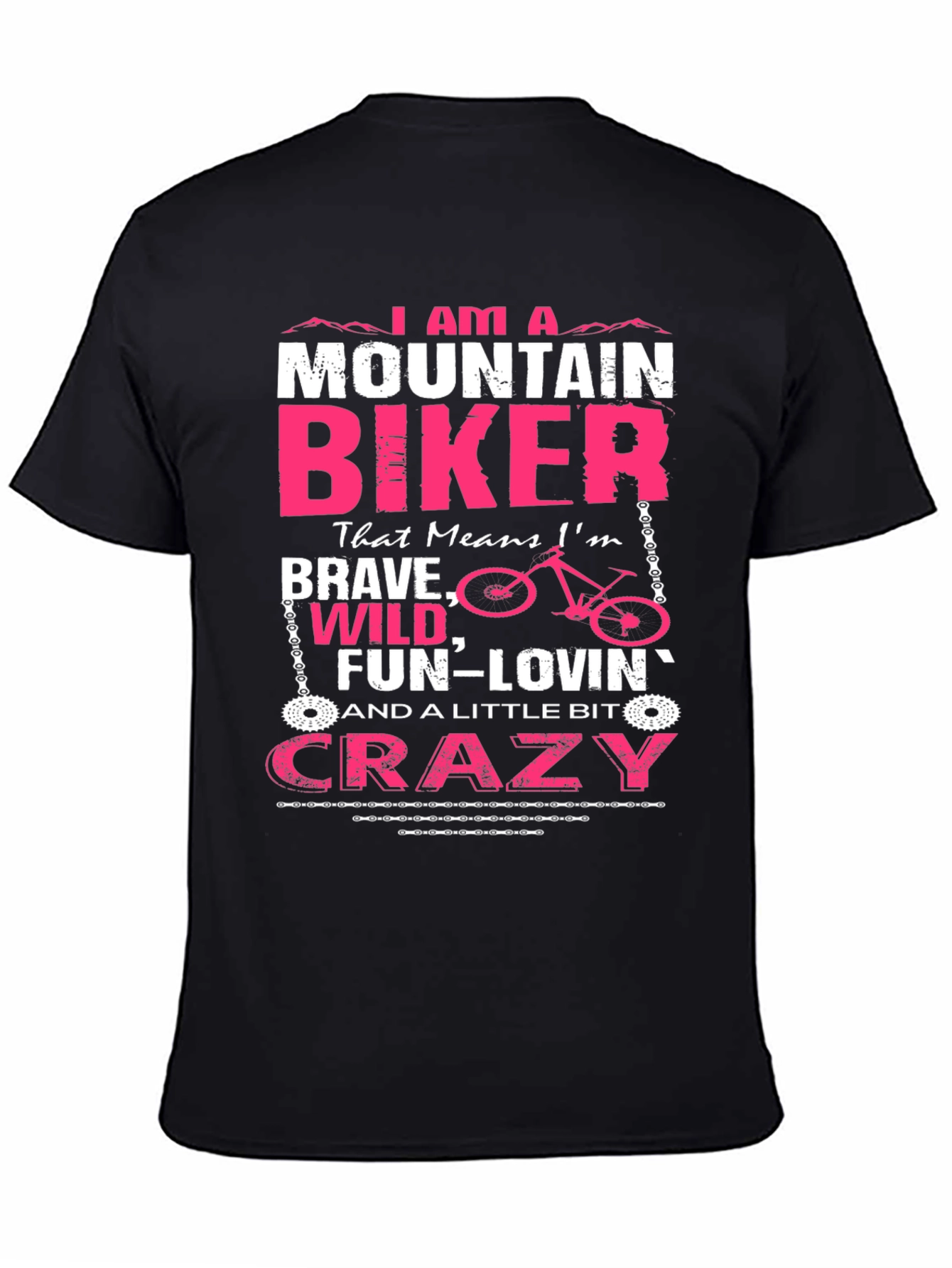 Mountain Biker Graphic Tee - Brave Wild & Crazy