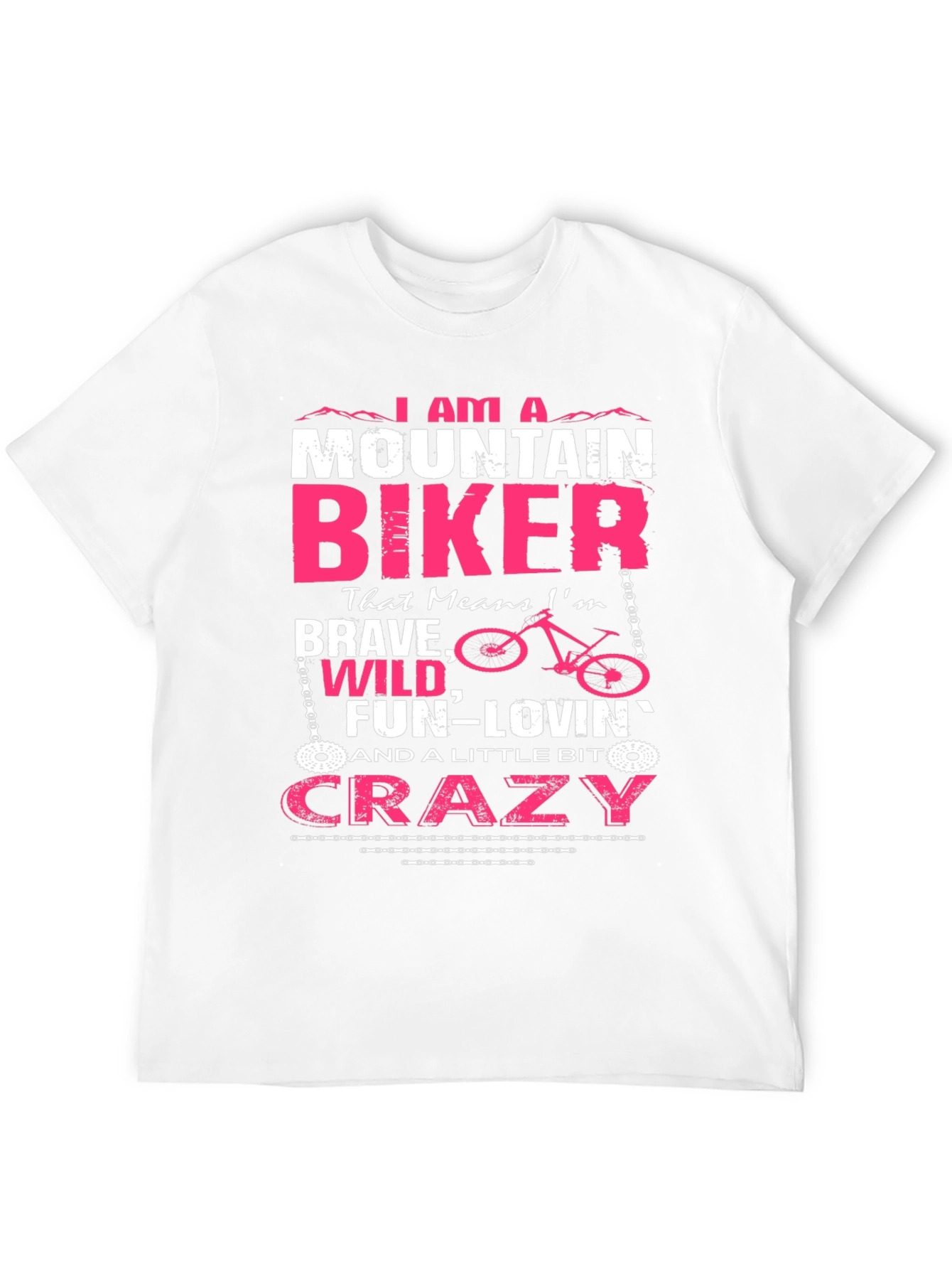 Mountain Biker Graphic Tee - Brave Wild & Crazy
