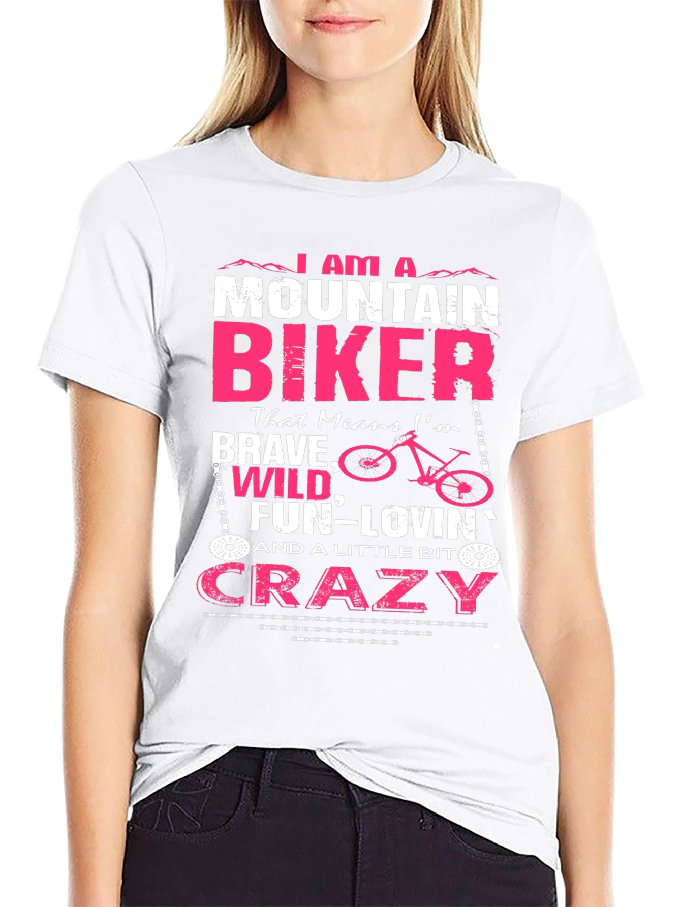 Mountain Biker Graphic Tee - Brave Wild & Crazy
