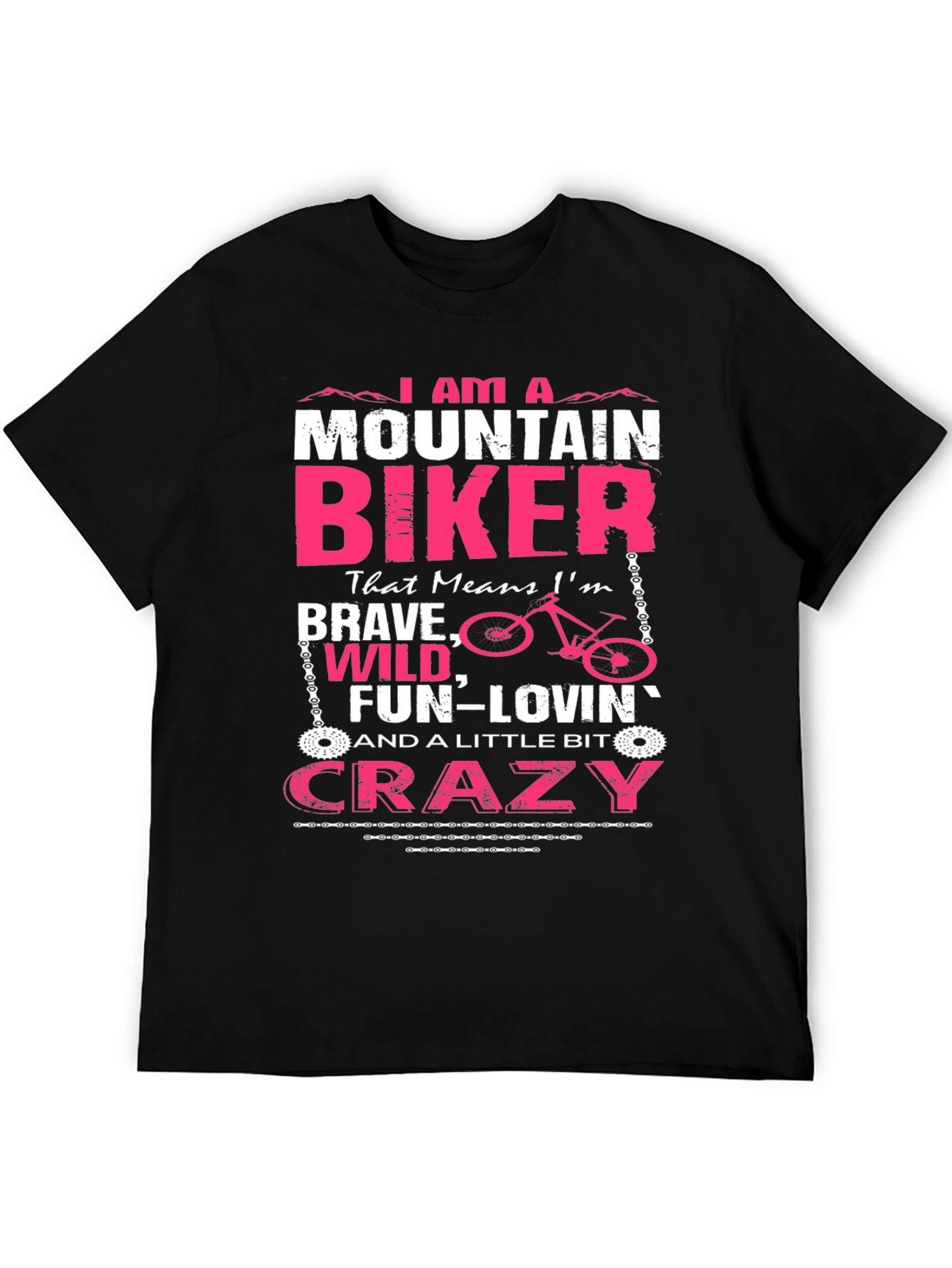 Mountain Biker Graphic Tee - Brave Wild & Crazy