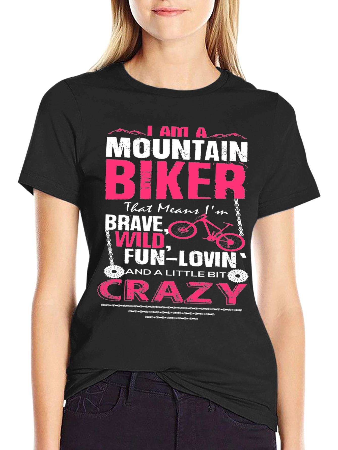 Mountain Biker Graphic Tee - Brave Wild & Crazy