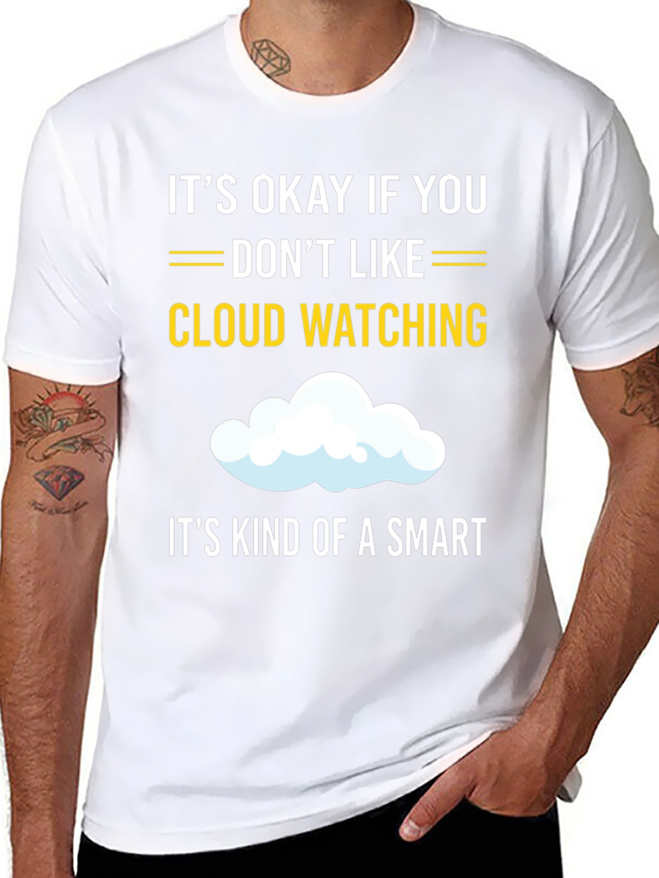 Cloud Watching Graphic T-Shirt