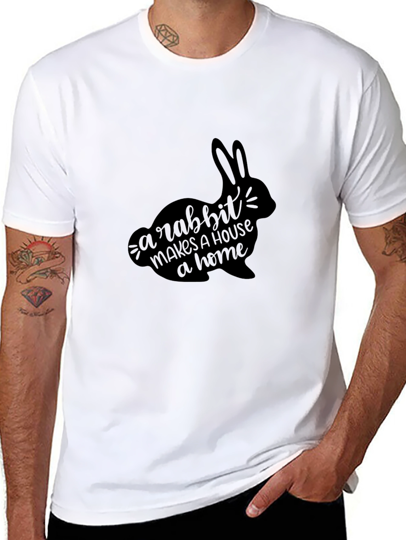 Rabbit Makes a House a Home Tee